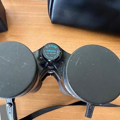 2 Pairs Bushnell Binoculars w Cases