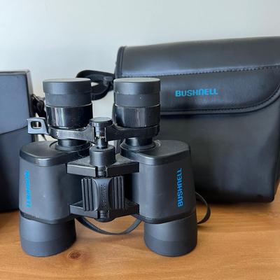 2 Pairs Bushnell Binoculars w Cases