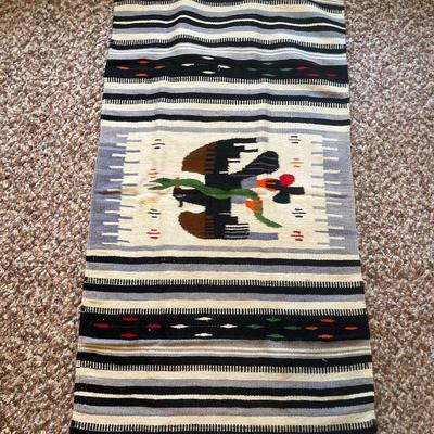 Vintage Mexican rug