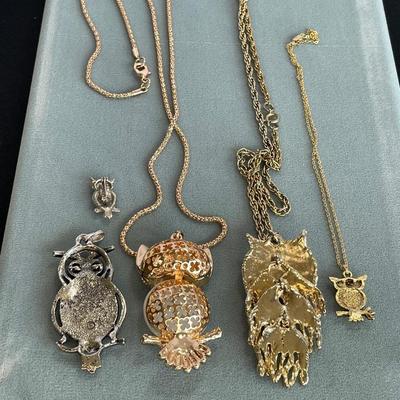 Vintage Owl Jewelry