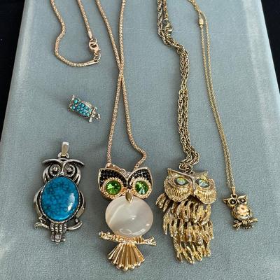 Vintage Owl Jewelry
