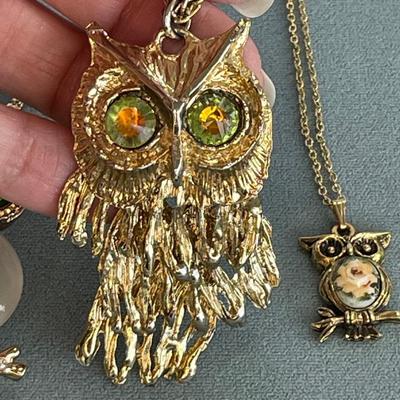 Vintage Owl Jewelry