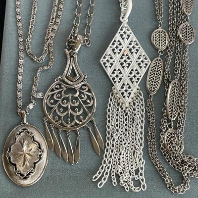 4 Vintage 1970’s Necklaces
