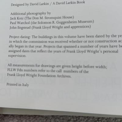 Frank Lloyd Wright, Taschen, and More Art and Architecture Books (LR-DZ)