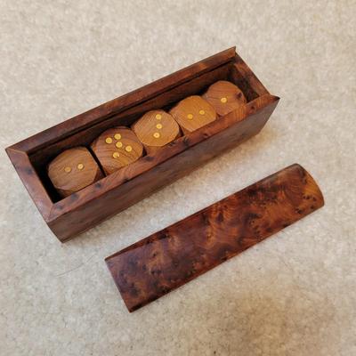 Vintage Rummikub and Wooden Dice (LR-EL)