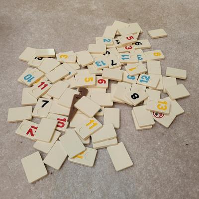 Vintage Rummikub and Wooden Dice (LR-EL)