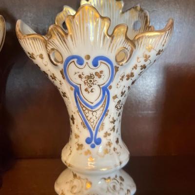 Handpainted vases and decor