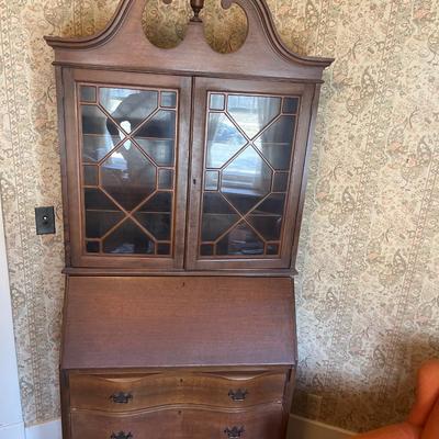 Antique Secretary desk and hutch