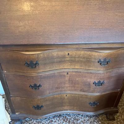 Antique Secretary desk and hutch