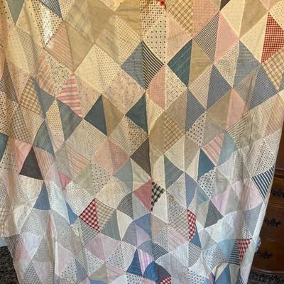 Unfinished quilt cover, NIB pillowcase and towels