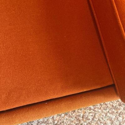 Vintage orange sofa sleeper