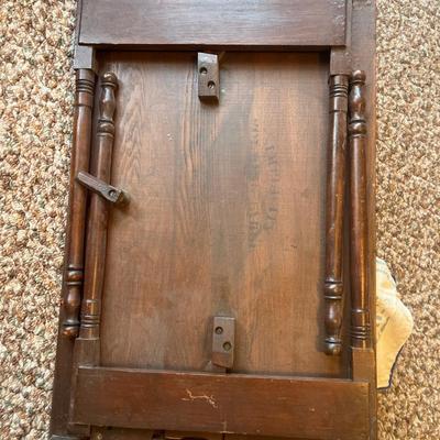 Adorable wood folding table