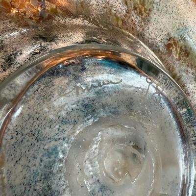 Large Art Glass Plate (LR-BM)