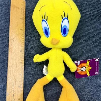 Looney Tunes Tweety Bird Plush 11” Stuffed Animal Warner Bros Nanco 2005