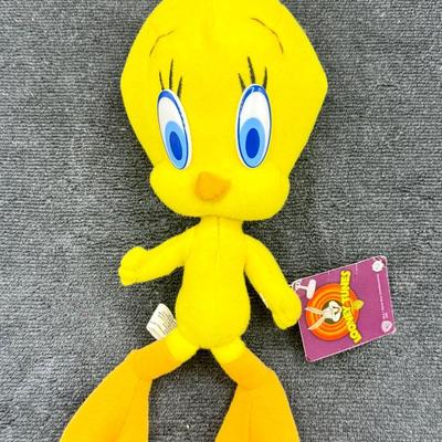 Looney Tunes Tweety Bird Plush 11” Stuffed Animal Warner Bros Nanco 2005