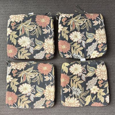 Set of 4 Outdoor Patio Chair Cushions