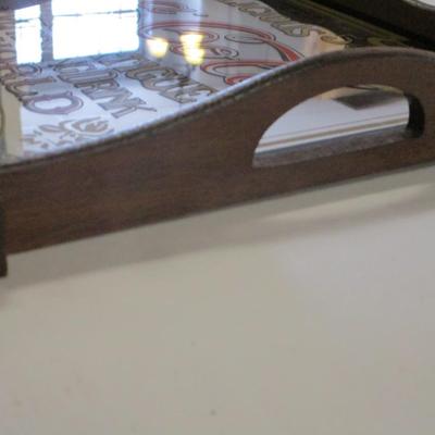Vintage Coca-Cola Mirror Tray