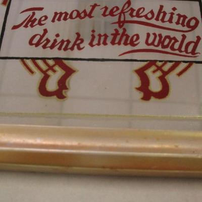 Vintage Coca-Cola Mirrored Sign