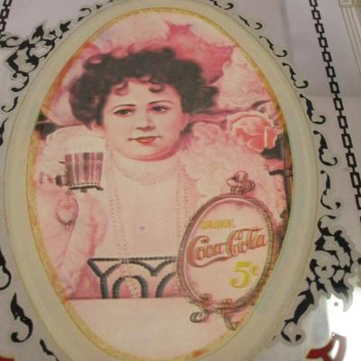Vintage Coca-Cola Mirrored Sign