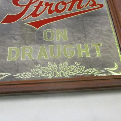 Stroh's On Draught Mirror Sign
