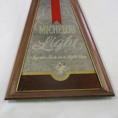 Vintage Michelob Light Mirror Sign