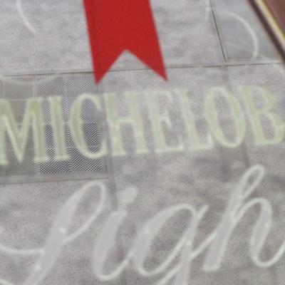 Vintage Michelob Light Mirror Sign