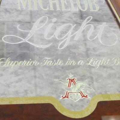 Vintage Michelob Light Mirror Sign