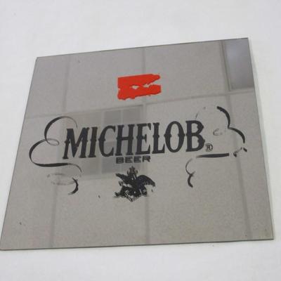 Unframed Vintage Michelob Mirror Beer Sign