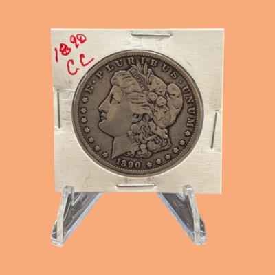 1890 Morgan CC Silver Dollar