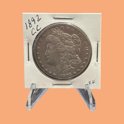 1892 Morgan CC Silver Dollar