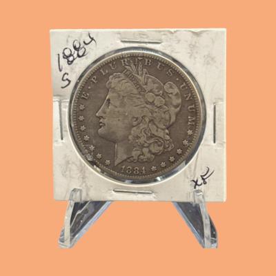 1884 S Morgan Silver Dollar
