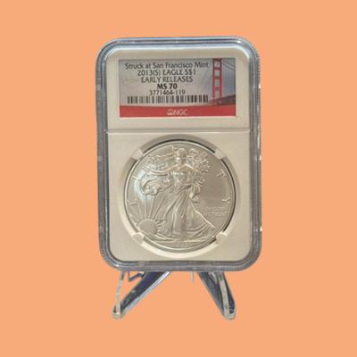 2013 Silver Eagle MS 70