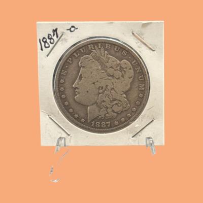 1887 O Morgan Silver Dollar