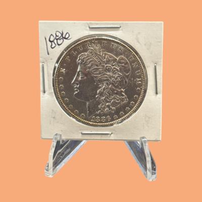 1886 Morgan Silver Dollar