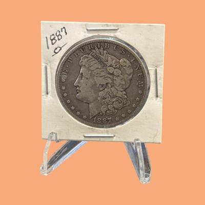 1887 O Morgan Silver Dollar