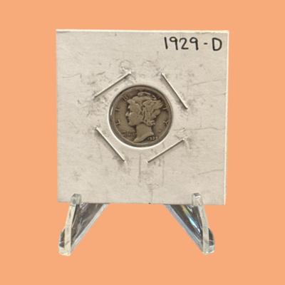 1929 D Mercury Dime
