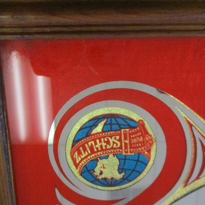 Vintage Schlitz Beer Mirror Sign