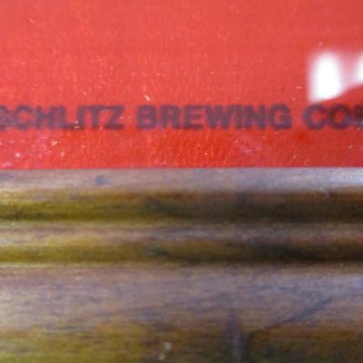 Vintage Schlitz Beer Mirror Sign