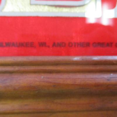 Vintage Schlitz Beer Mirror Sign