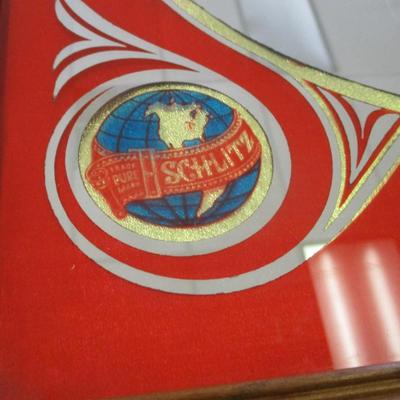 Vintage Schlitz Beer Mirror Sign