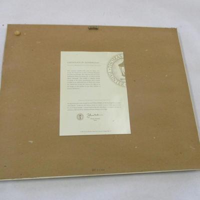 Pair Of Thomas Kinkade Collector's Society Prints COA On The Back