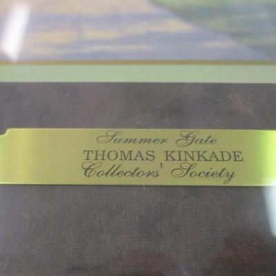 Pair Of Thomas Kinkade Collector's Society Prints COA On The Back