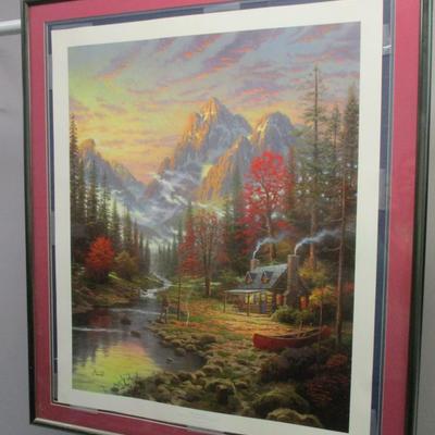 Thomas Kinkade The Good Life Print Signed & Numbered 546/1950