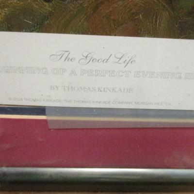 Thomas Kinkade The Good Life Print Signed & Numbered 546/1950