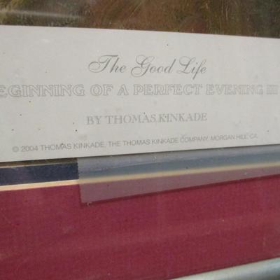 Thomas Kinkade The Good Life Print Signed & Numbered 546/1950
