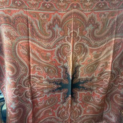 Persian table runner and fabric
