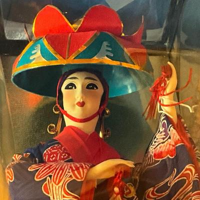 Japanese Vases and Doll