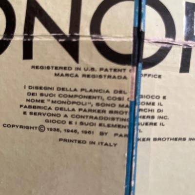 1961 Italian Monopoli game & LaBeast game (Italy)