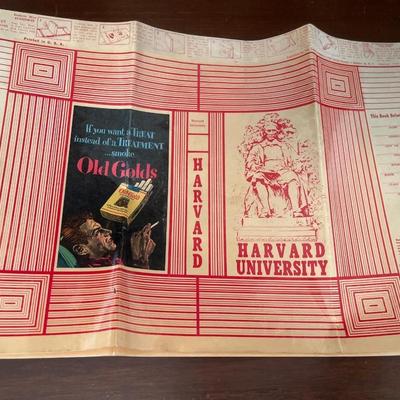 Four Vintage Harvard book covers