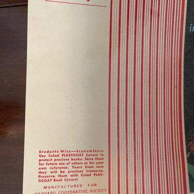 Four Vintage Harvard book covers